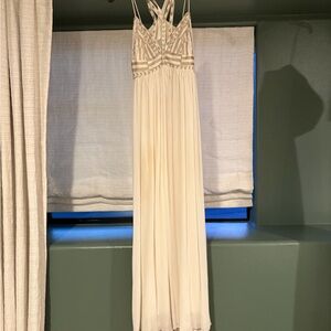 Free People Cream Maxi Dress